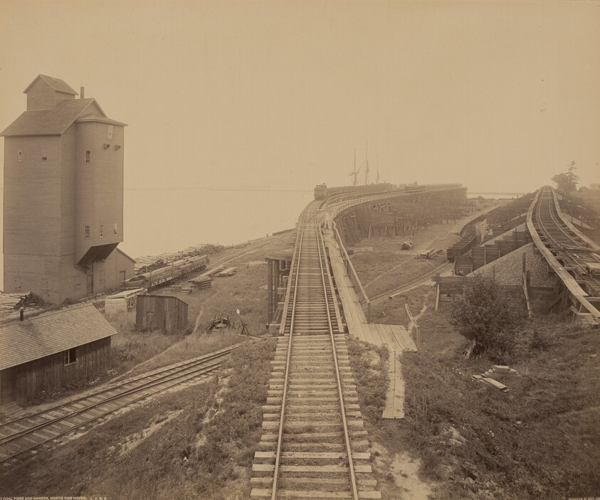 Coal Piers and Harbor, North Fair Haven