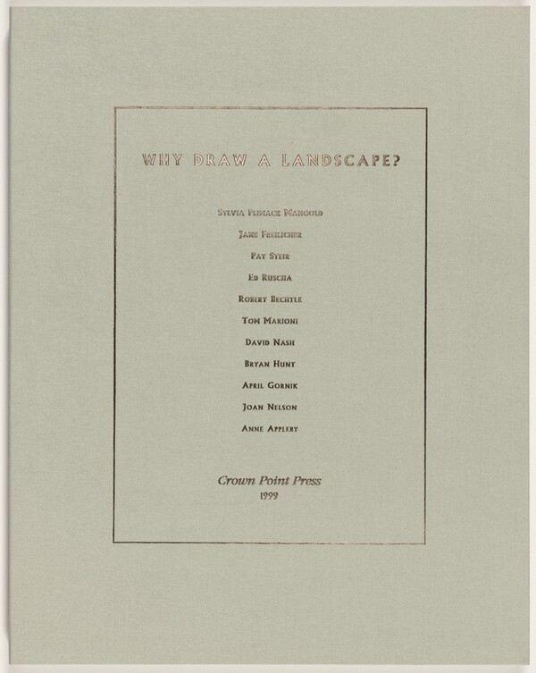 Why Draw a Landscape?