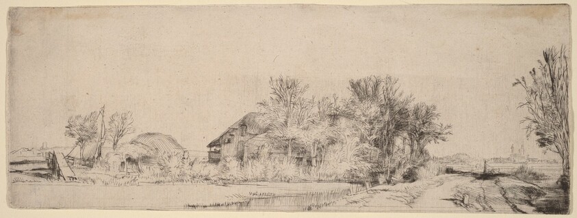 Landscape with a Road beside a Canal