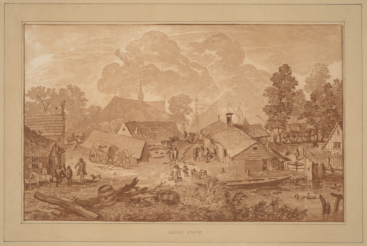 Village with Pond