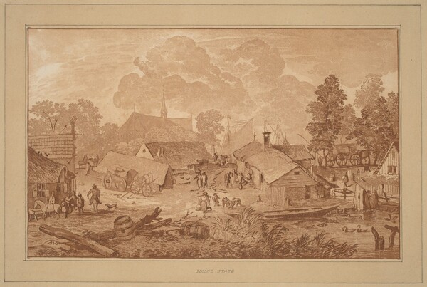 Village with Pond