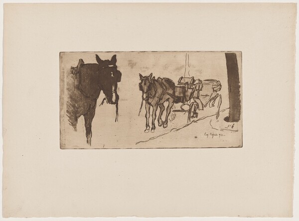 Station de fiacre (Cab Stand)