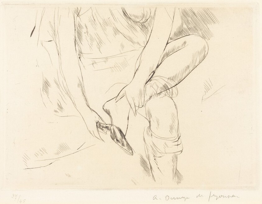 Woman with Slipper (La Femme a la mule)
