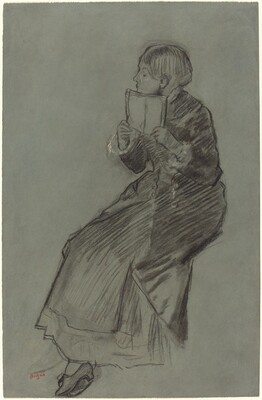 Woman Reading a Book, Edgar Degas, c. 1879