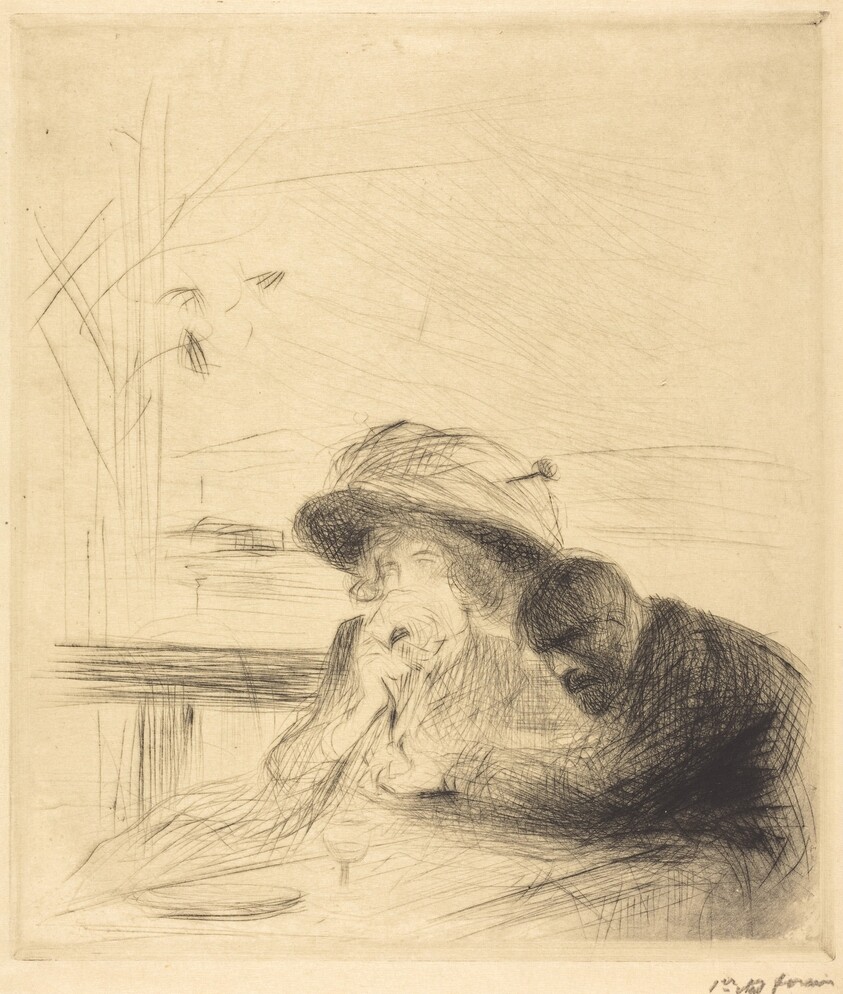 C'est fini!...(grande planche) (It is Finished!...) (large plate)