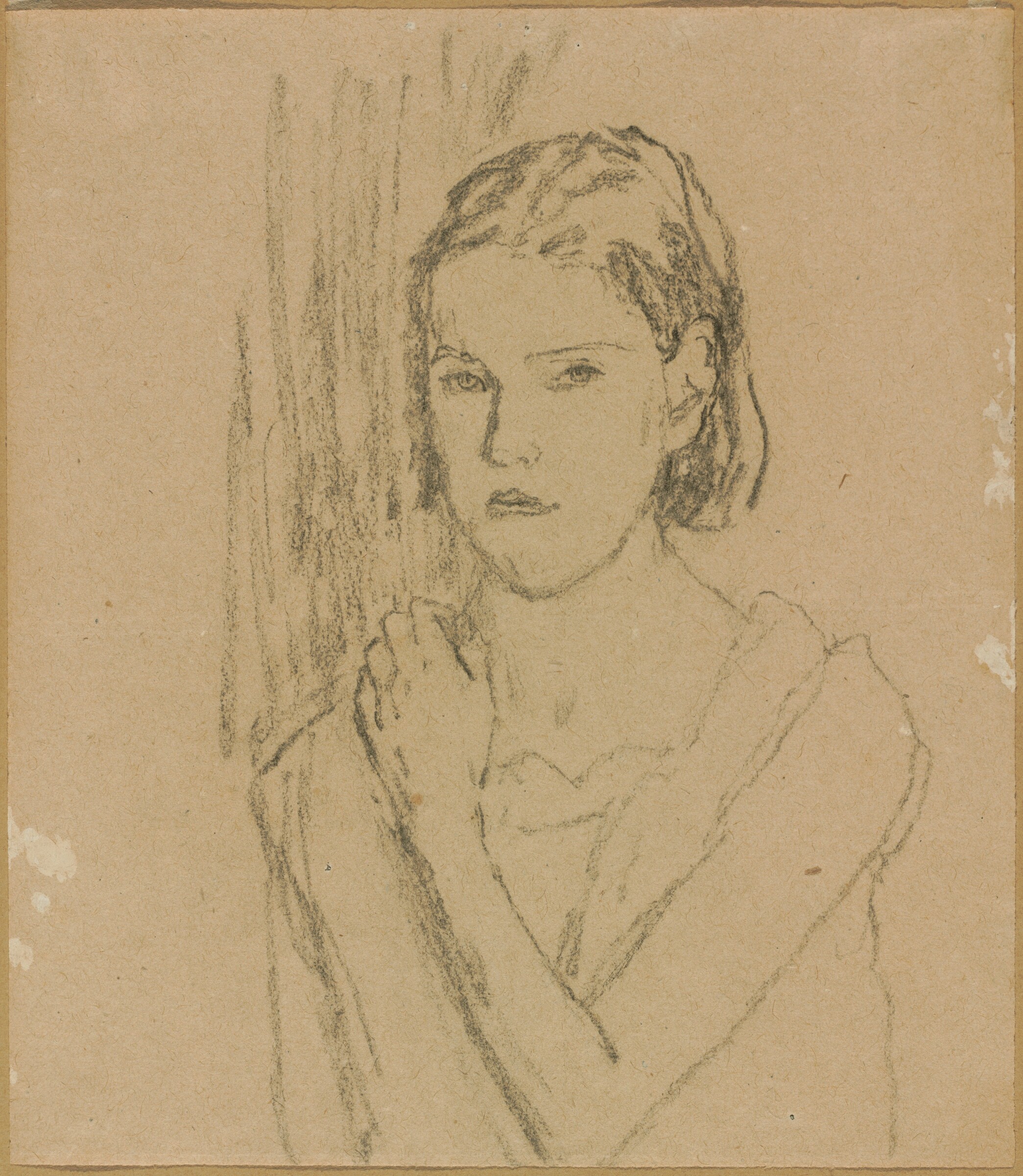 Jeune Fille (à la lampe) (Young Girl by Lamplight), Gwen John, 1915/1919