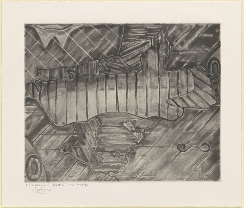 Green Angel 2 [proof of 1st element, plate B, 3rd state]