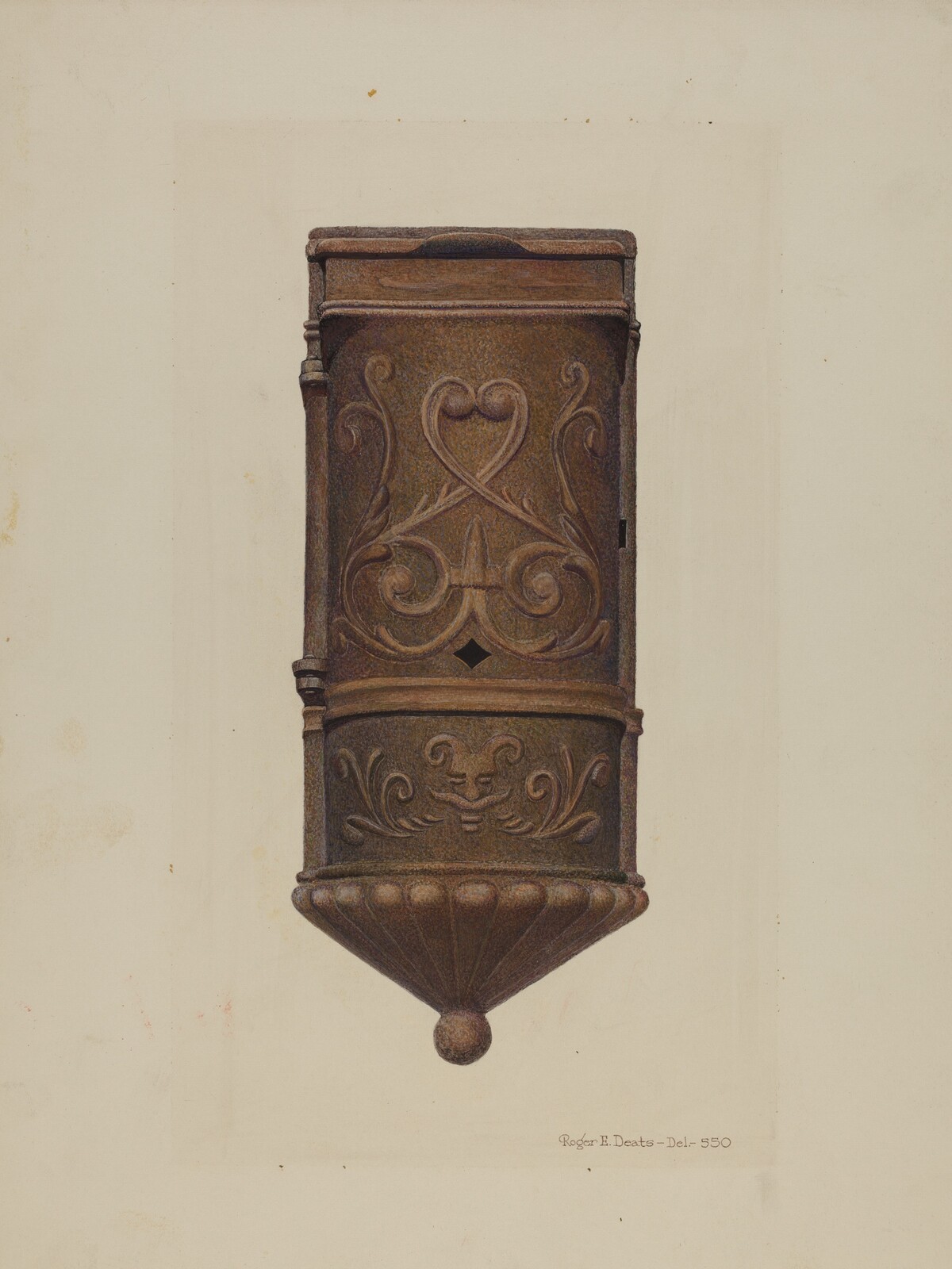 Cast Iron Mail Box