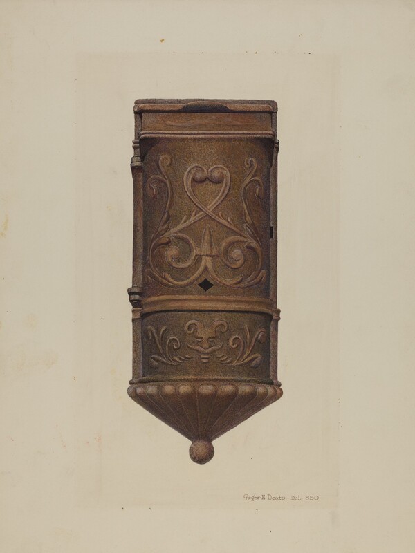 Cast Iron Mail Box