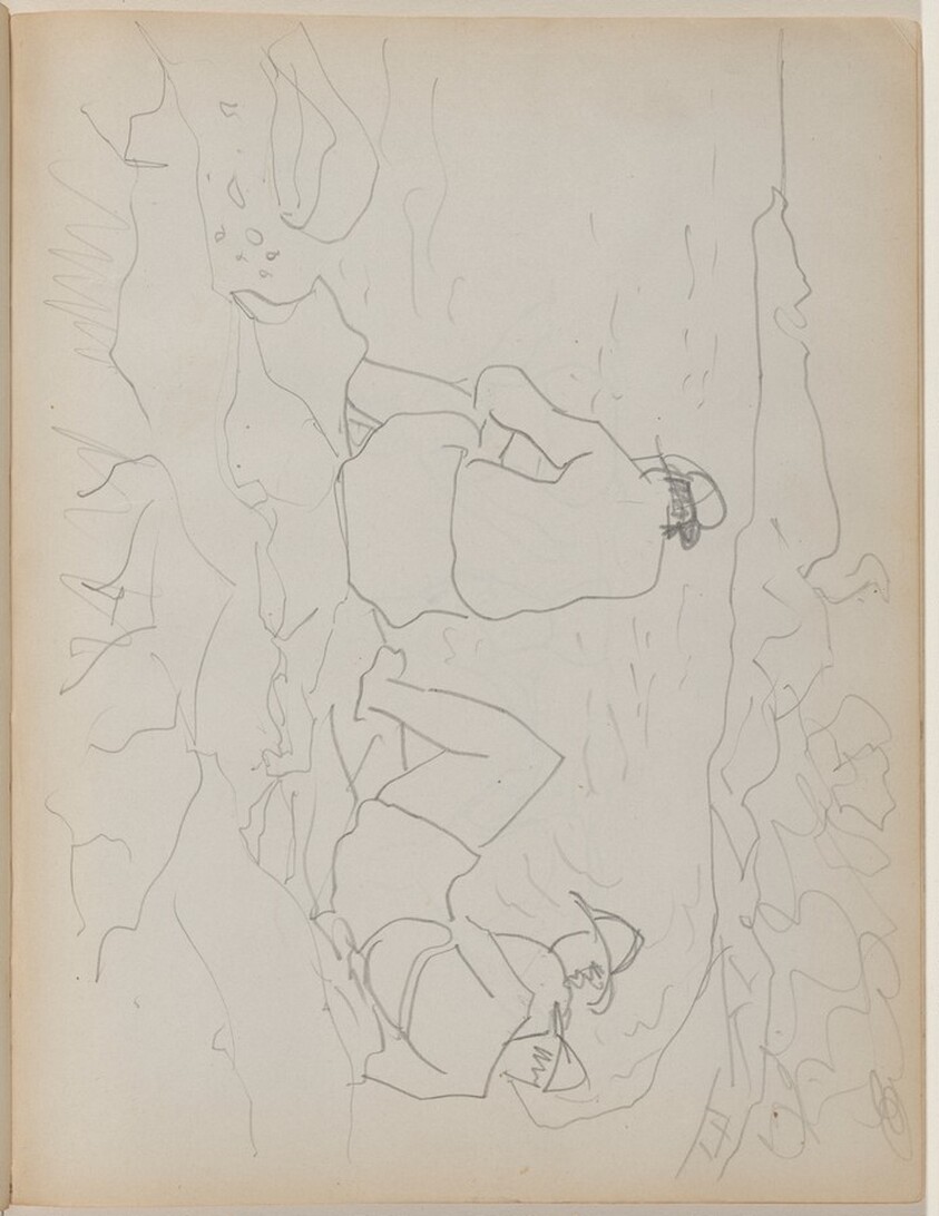 Three Figures on the Beach