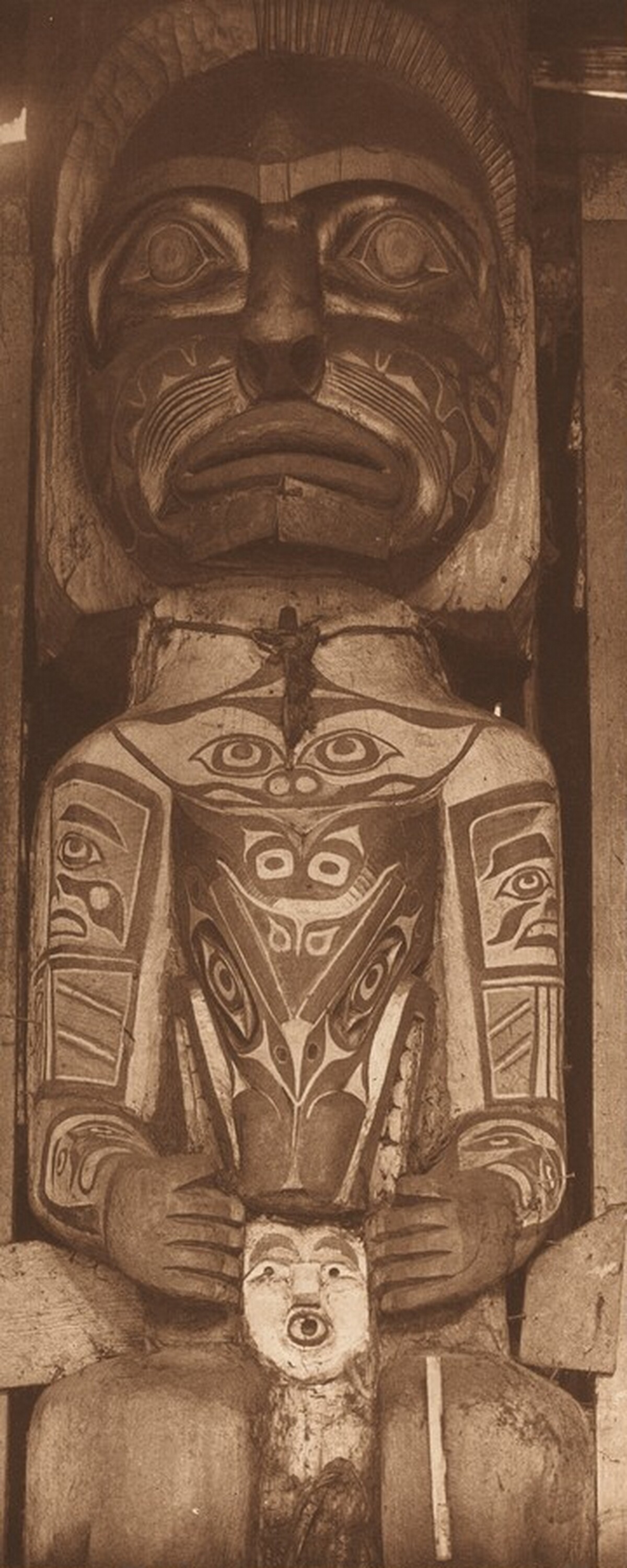 A Koskimo House-Post [Plate 341]