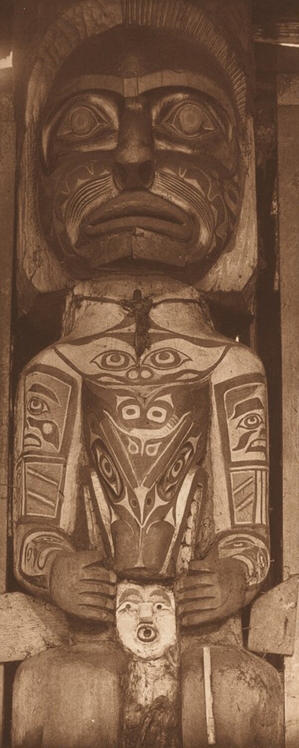 A Koskimo House-Post [Plate 341]