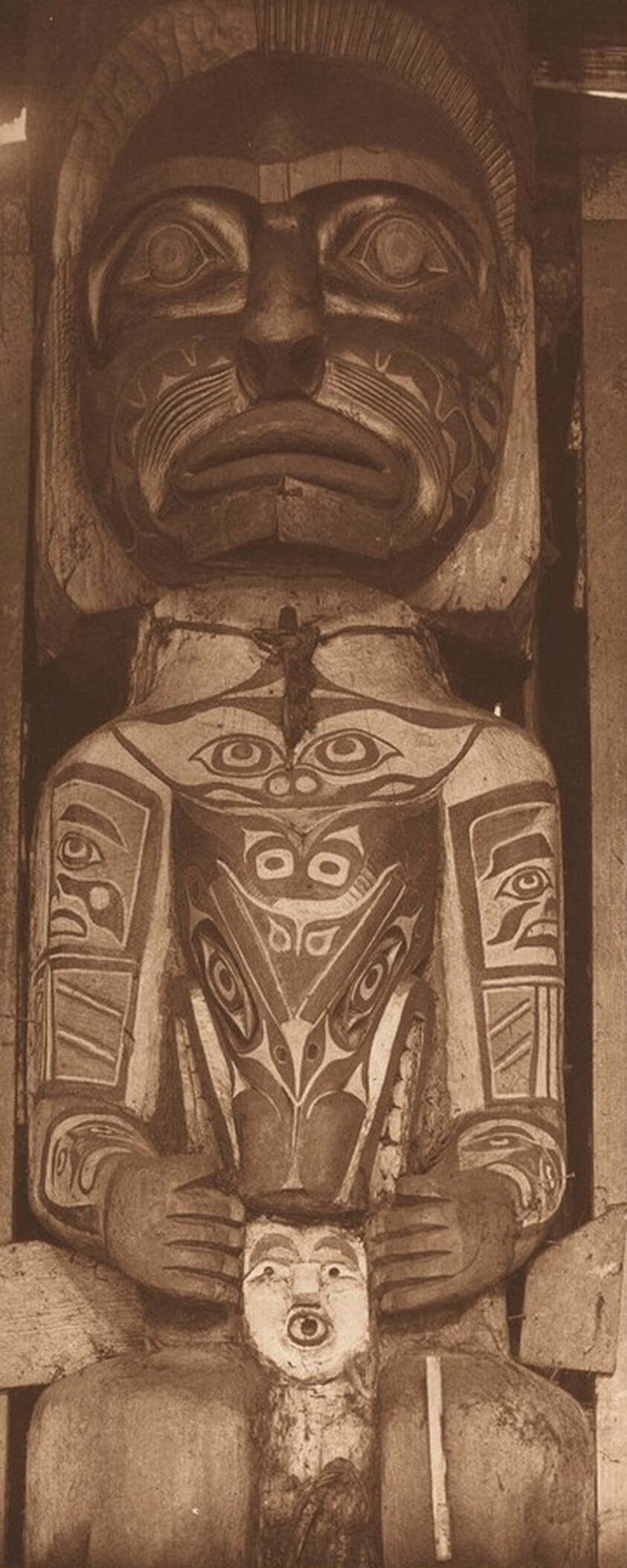 A Koskimo House-Post [Plate 341]