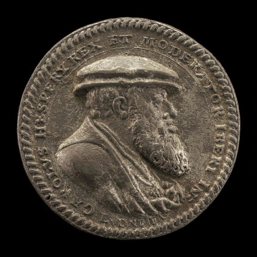 Charles V, 1500-1558, King of Spain 1516-1556, Holy Roman Emperor 1519 [obverse]