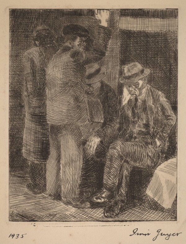 Untitled (Subway Scene)