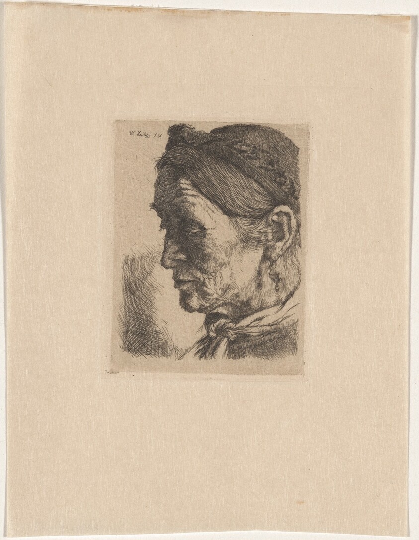Peasant Woman with Closed Eyes
