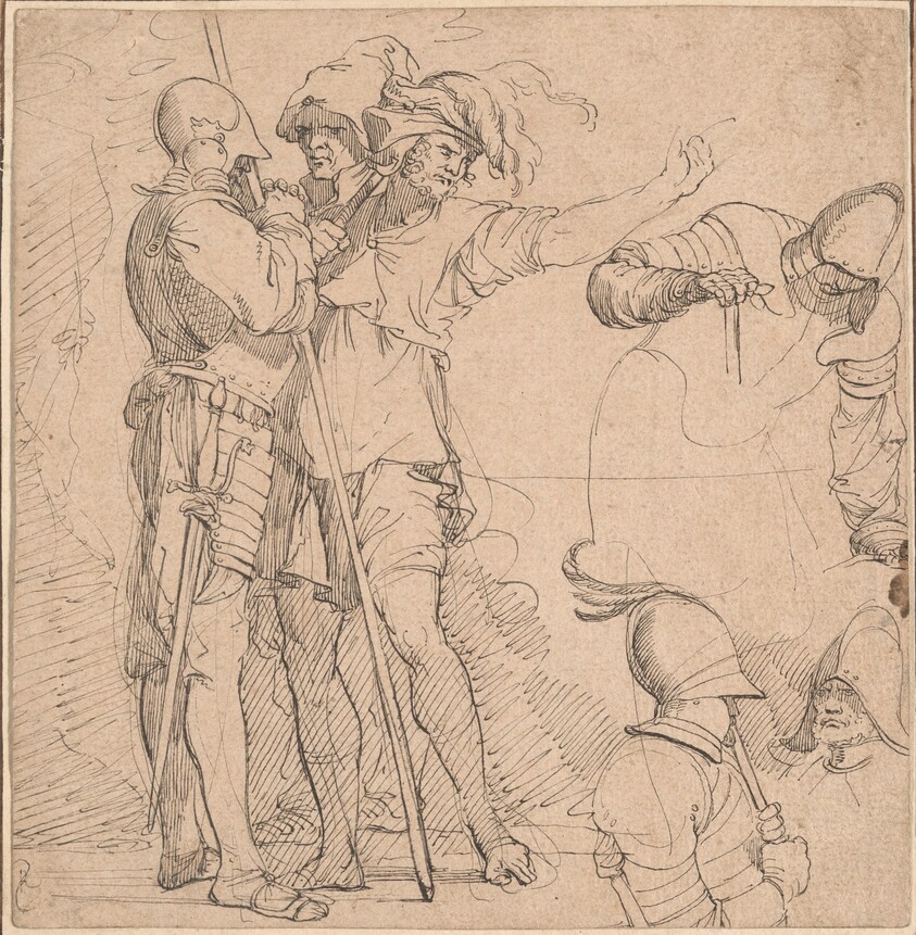 Capriccio Derived from Salvator Rosa's "Figurine"