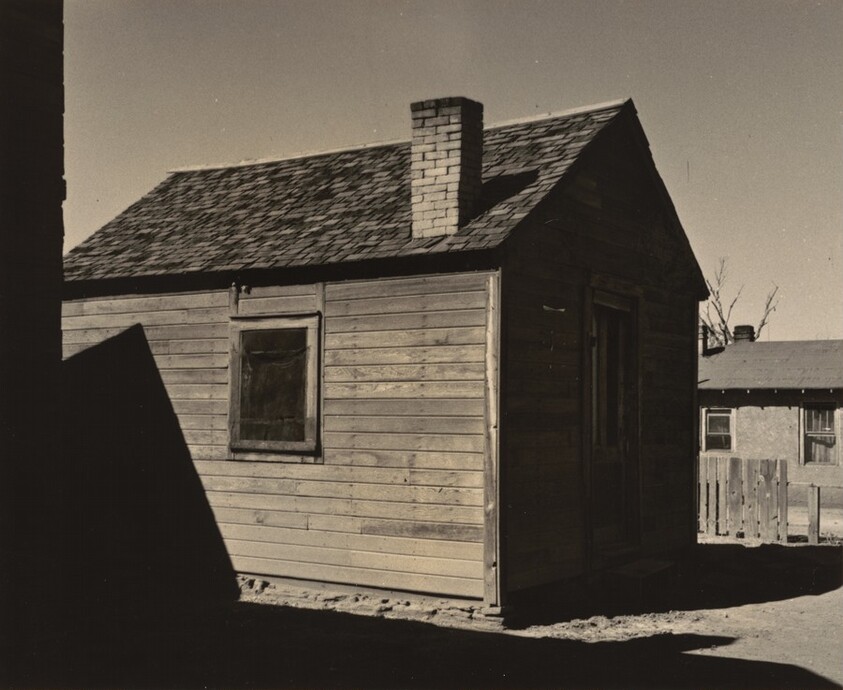 Farm Building and Shadows, Winslow, Arizona