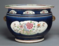 Large Fish Bowl, Chinese Qing Dynasty, late 18th century