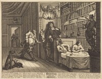 Hudibras and the Lawyer, William Hogarth, 1725/1726