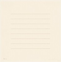 On a Clear Day XVII, Agnes Martin, 1973