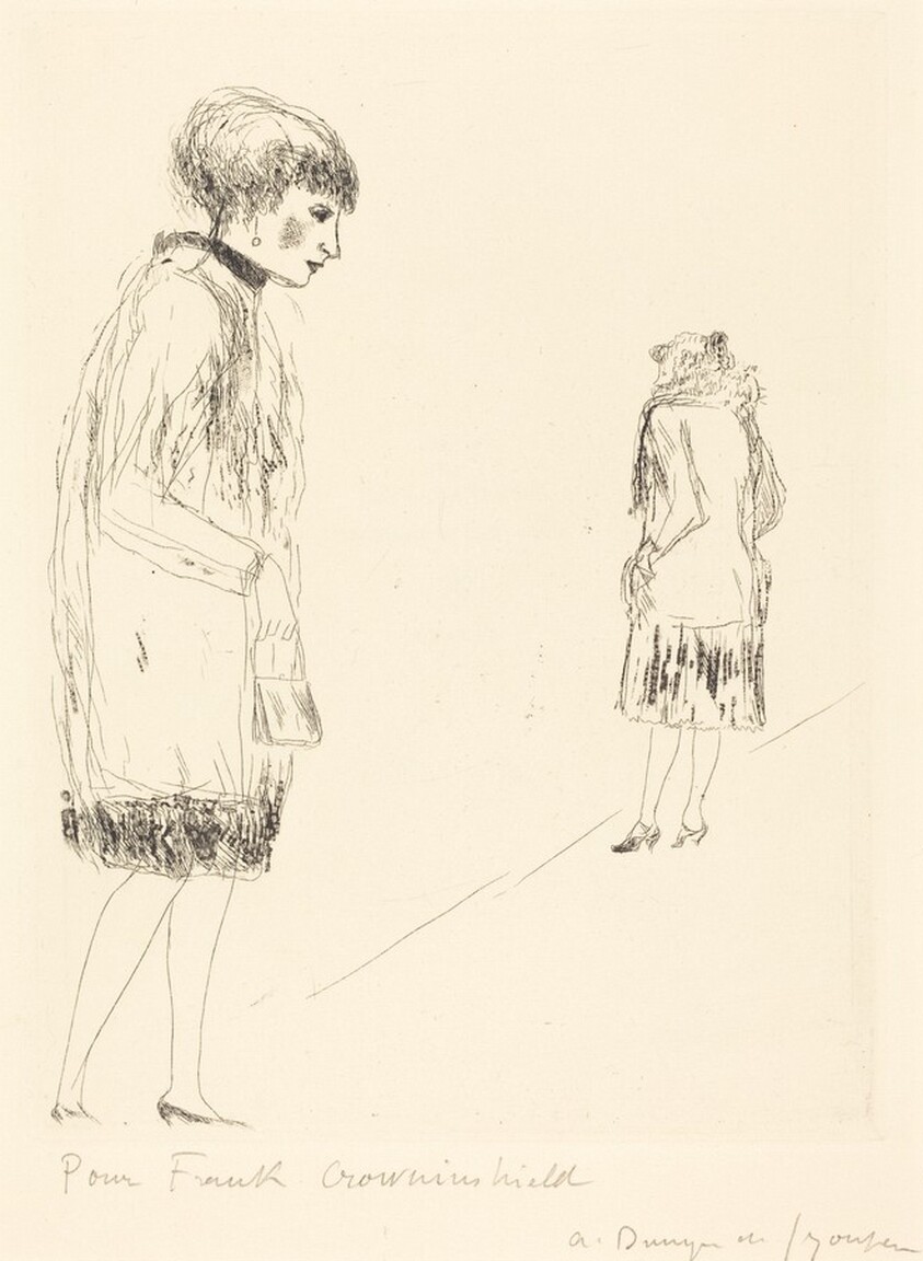 Prostitutes on the Sidewalk, Boulevard Sebastopol (Filles publiques sur le trottoir,