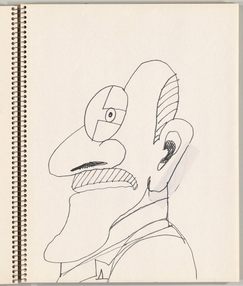 Self-Portrait in Profile