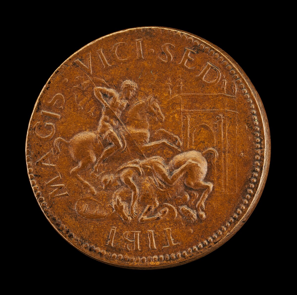 Combat between Two Horsemen [reverse]