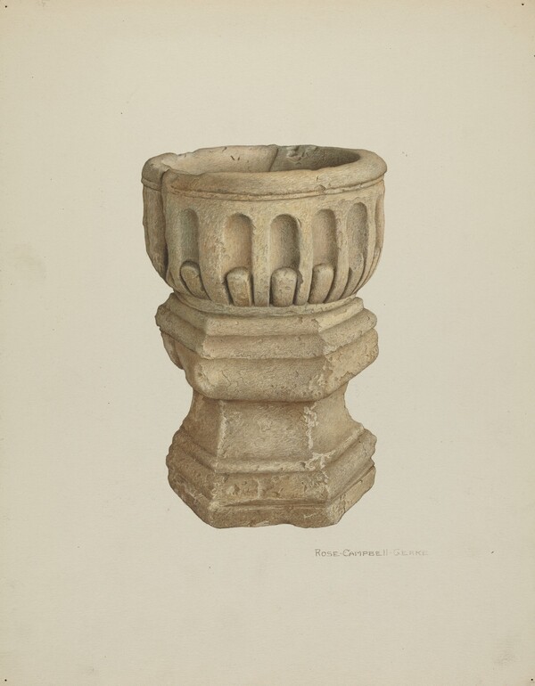 Stone Baptismal Font