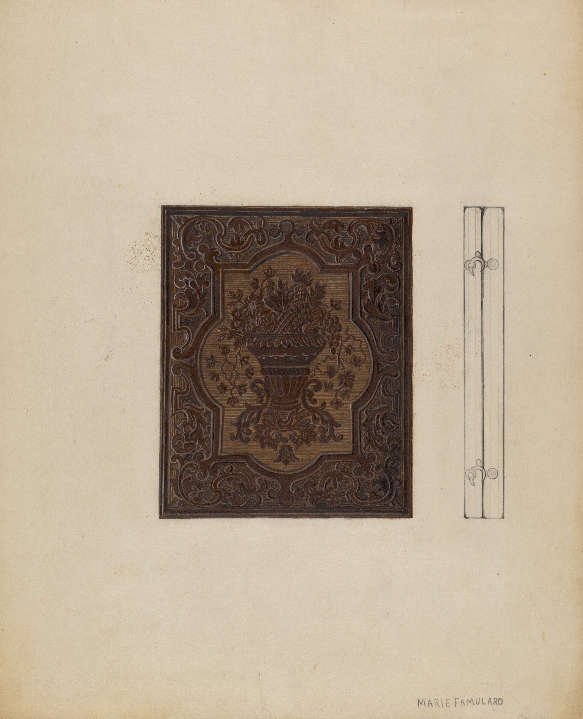 Portrait Case, Marie Famularo, 1935/1942