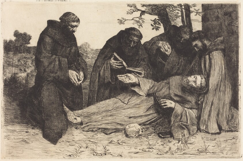 The Death of Saint Francis (La mort de St. Francois)