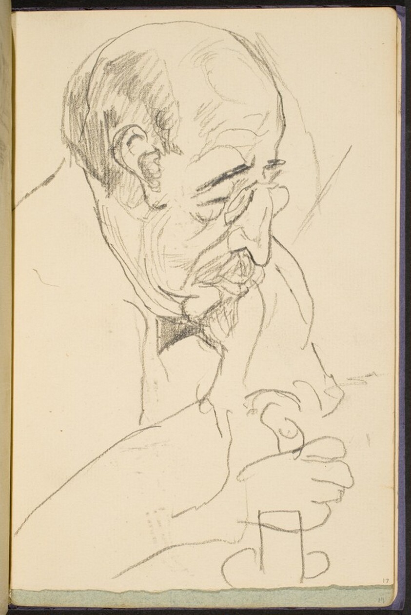 alter Mann mit Kneifer (Old Man with Spectacles) [p. 17]