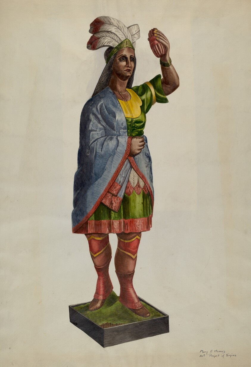 Cigar Store Pocahontas