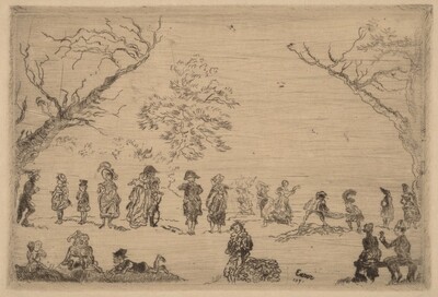 Gathering in a Park (Assemblee dans un parc)
