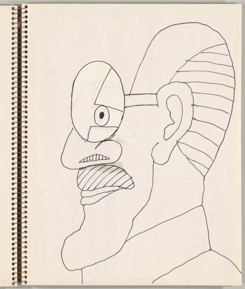 Self-Portrait in Profile