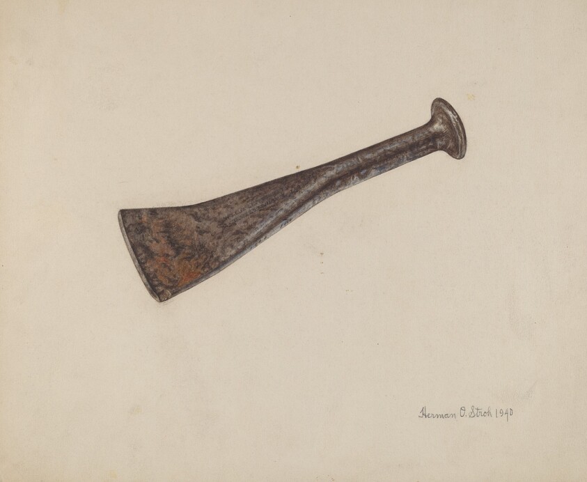 Calking Chisel Used in Milwaukee Ship Yard