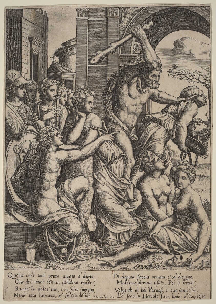 Envy Driven from the Temple of the Muses