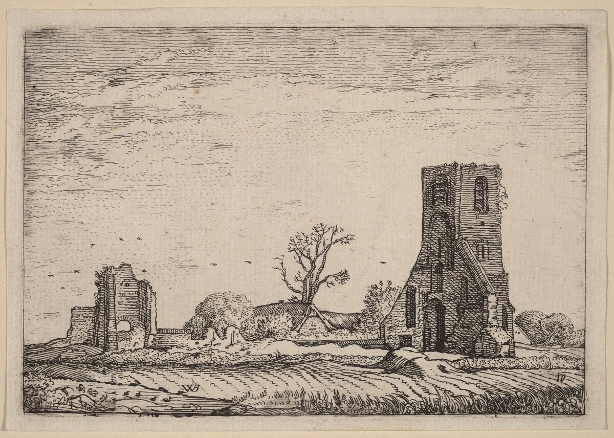 Ruins of a Church (Chapel of Eykenduynen near The Hague)