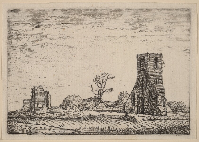 Ruins of a Church (Chapel of Eykenduynen near The Hague)