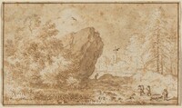 Landscape with Large Rock, Allart van Everdingen