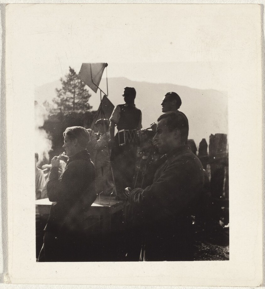 Behind scenes--Filming "Landammann Stauffacher"