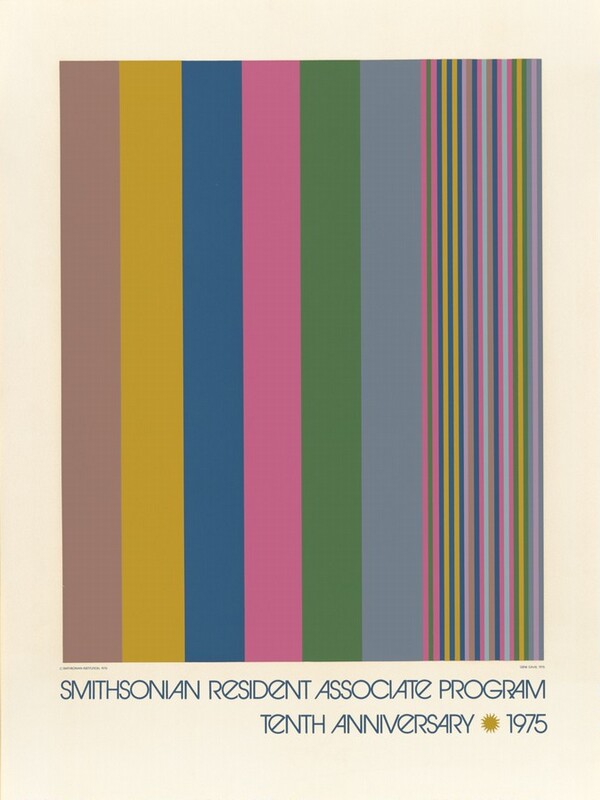 Untitled (Poster for Smithsonian Resident Associate Program, Tenth Anniversary)