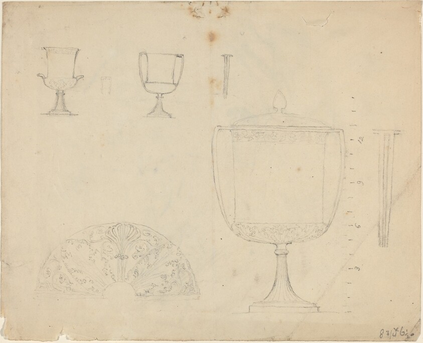 Sheet of Studies [recto and verso]