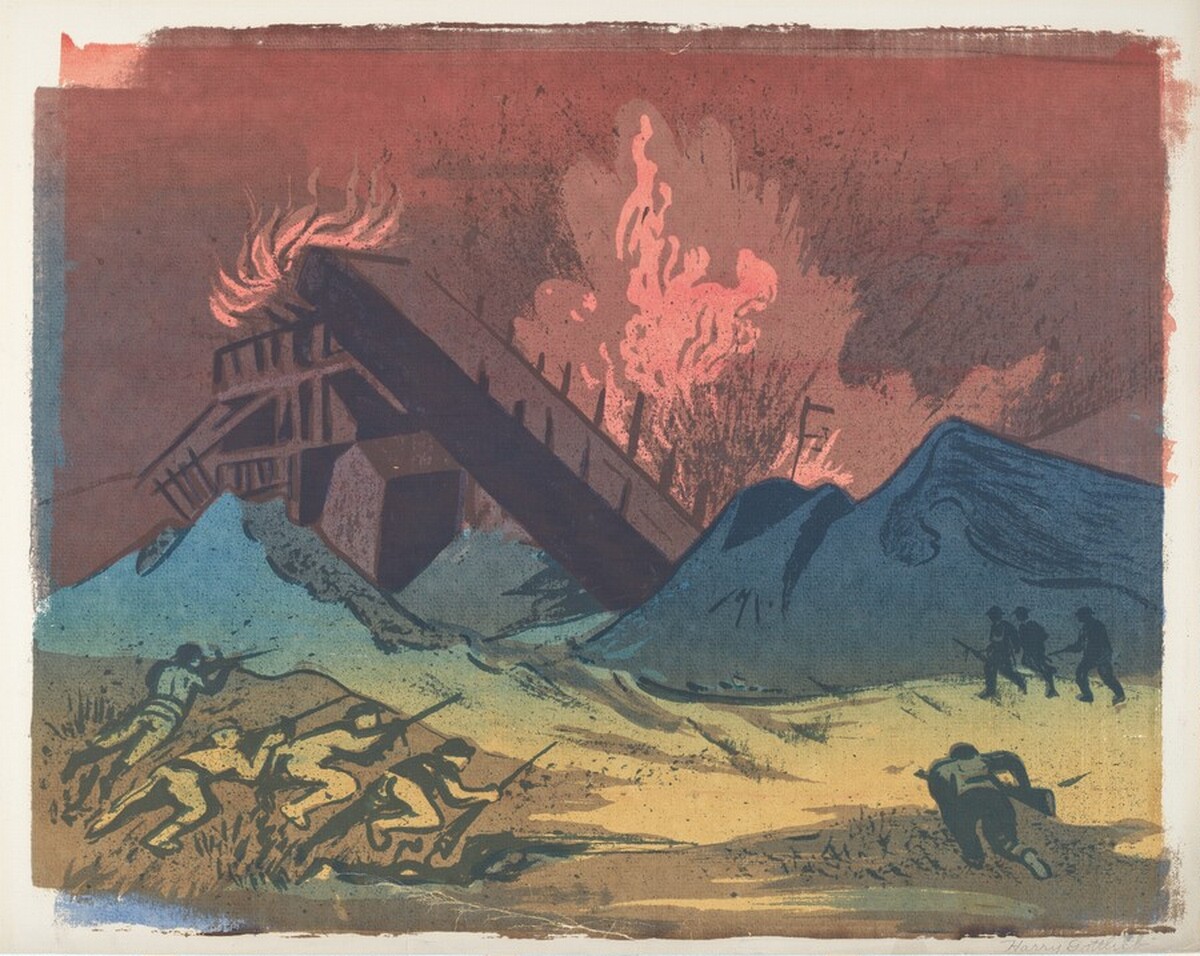 Untitled (World War II Scene)