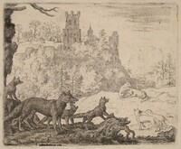 Reynard Departs with the Badger, Allart van Everdingen, probably c. 1645/1656