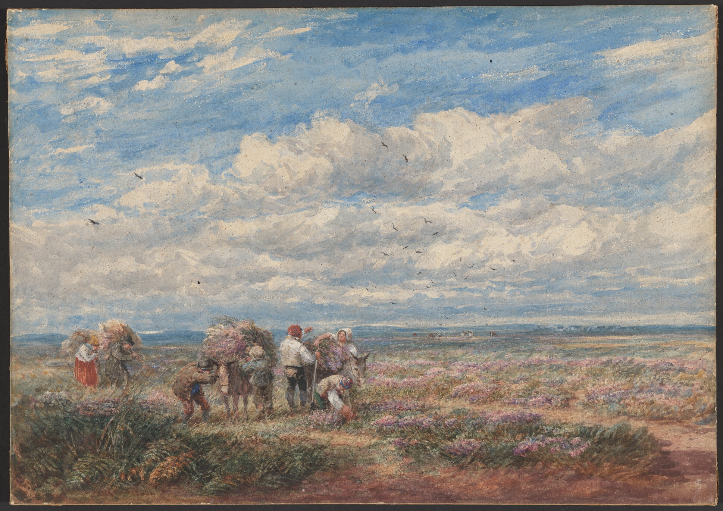 The Heather or Broom Gatherers, David Cox, 1851