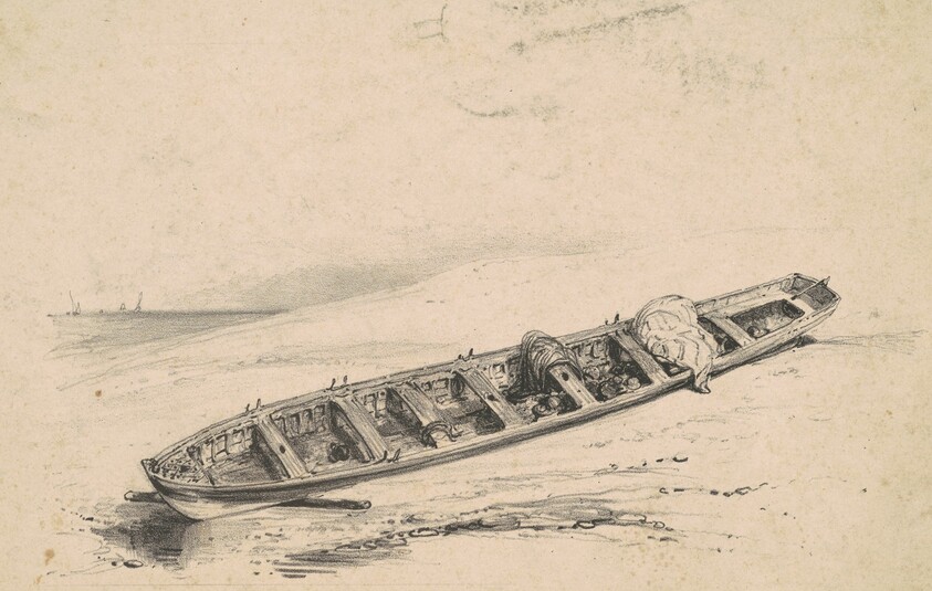 A Beached Longboat