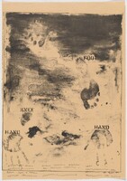 Pinion [working proof], Jasper Johns, 1963