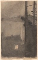 Night Mood, Scene from Nordstrand, Edvard Munch, 1890