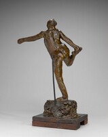 Dancer Holding Her Right Foot in Her Right Hand, Edgar Degas, possibly 1900/1911